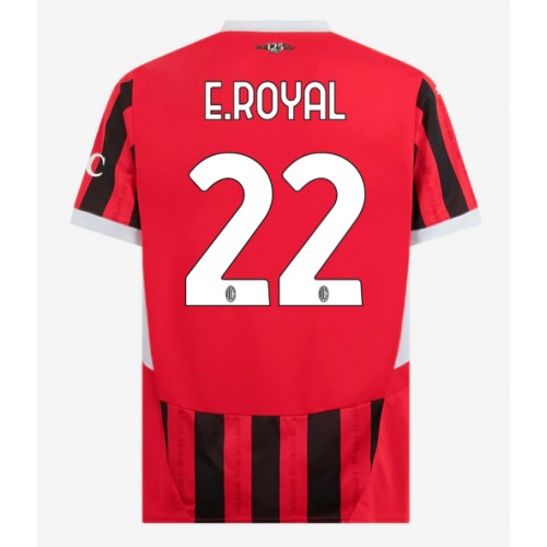 Fotbalové Dres AC Milan Emerson Royal #22 Domácí 2024-25 Krátký Rukáv